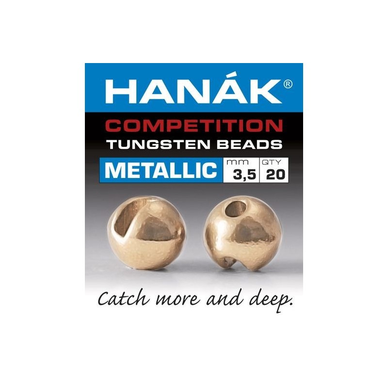 Billes tungstène Hanak Metallic - Or rose-