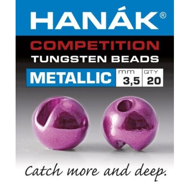 Billes tungstène Hanak Metallic - Rose-