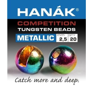 Billes tungstène Hanak Metallic - Arc-en-ciel-