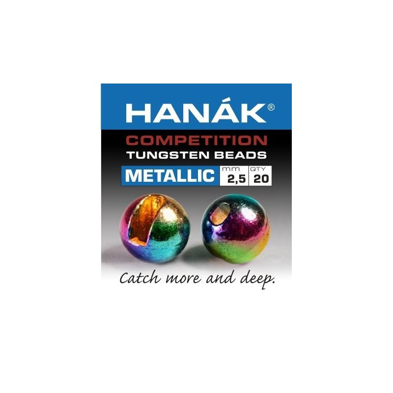 Billes tungstène Hanak Metallic - Arc-en-ciel-