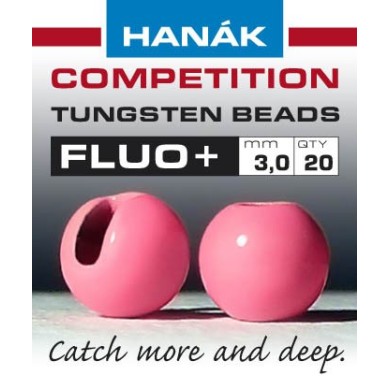 Billes tungstène Hanak Fluo UV+ - Rose vif-