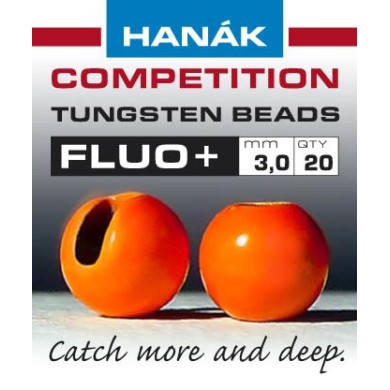 Billes tungstène Hanak Fluo UV+ - Orange-