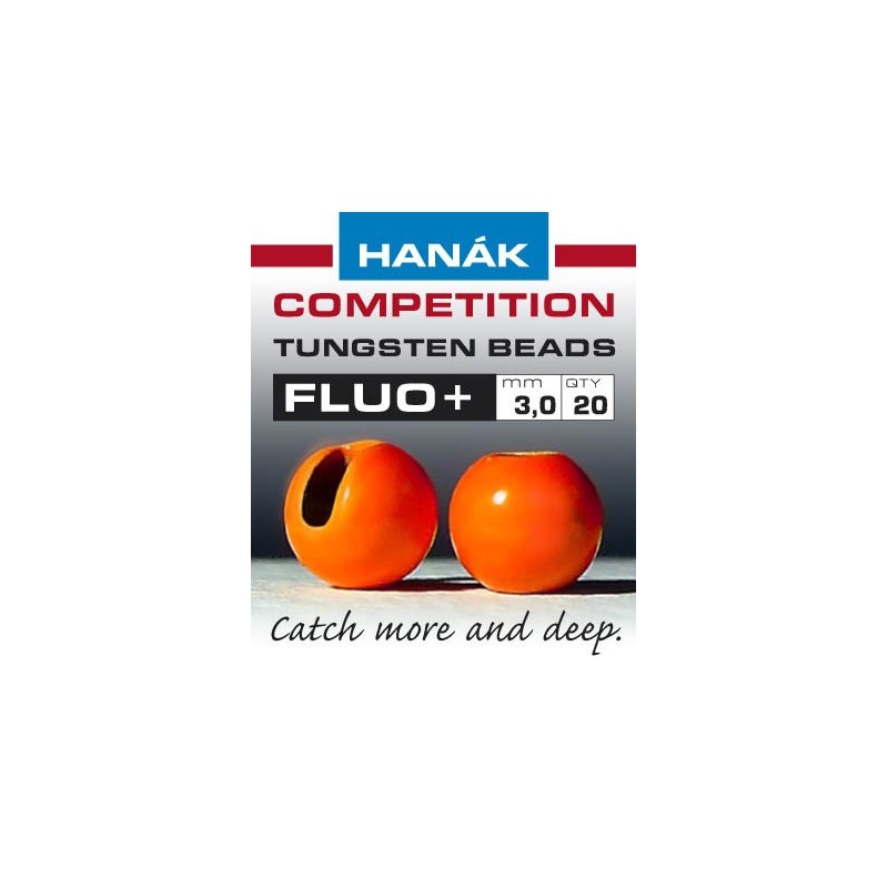 Billes tungstène Hanak Fluo UV+ - Orange-