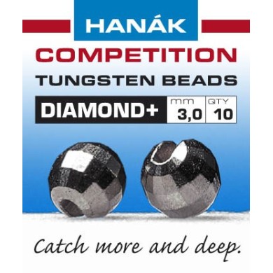 Billes tungstène Hanak Diamond+ - Nickel noir-