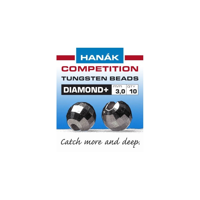 Billes tungstène Hanak Diamond+ - Nickel noir-