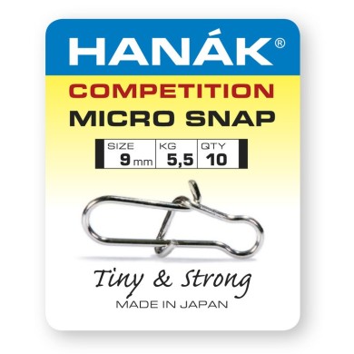 Micro-agrafes Hanak 9 mm-
