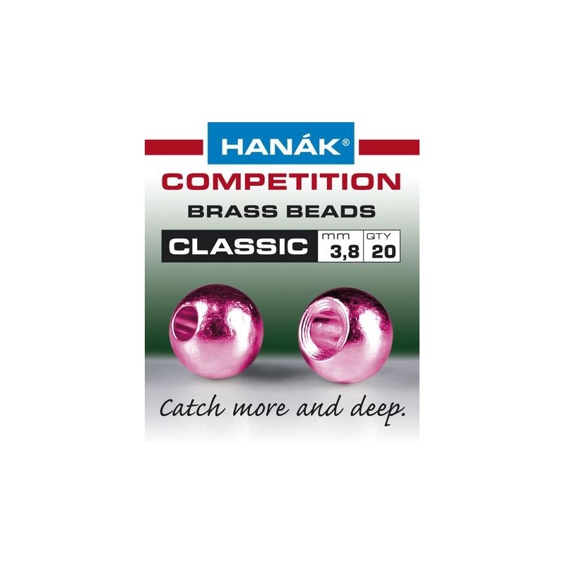 Billes laiton Hanak Classic Metallic - Rose métallisé-