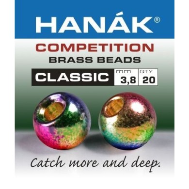 Billes laiton Hanak Classic Metallic - Arc-en-ciel-