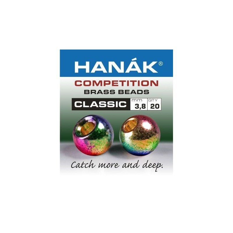 Billes laiton Hanak Classic Metallic - Arc-en-ciel-