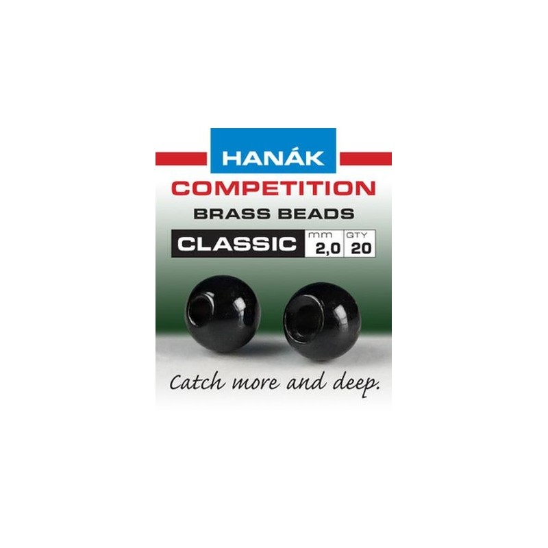 Billes laiton Hanak Classic Fluo - Noir-