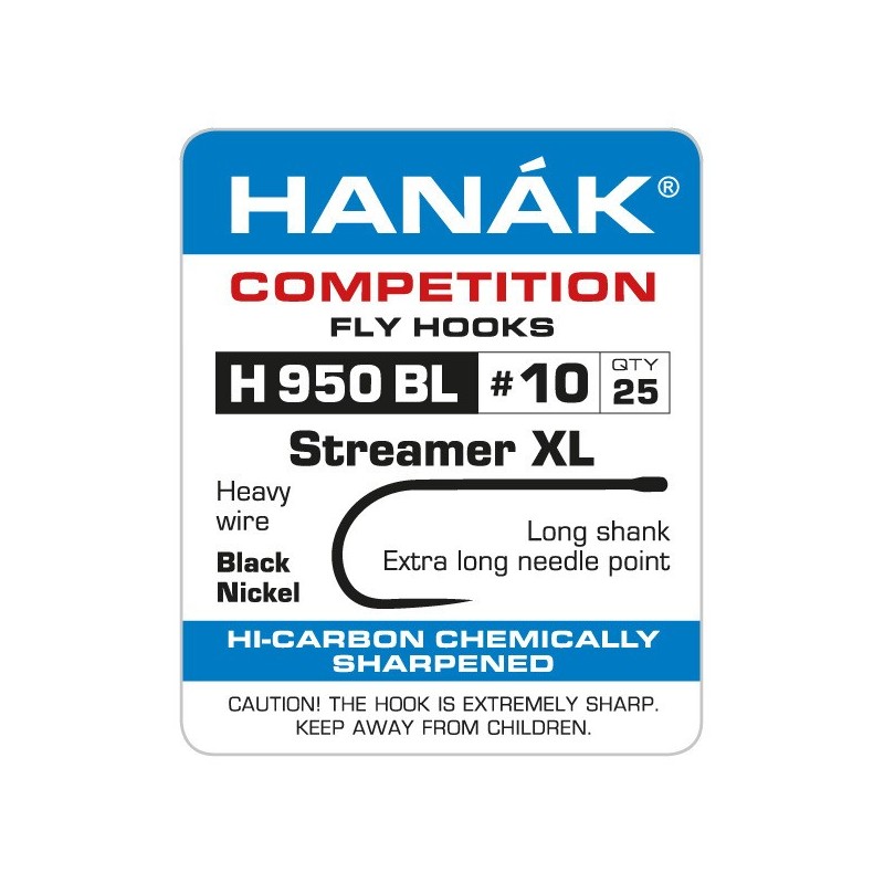 Hameçons sans ardillon Hanak H 950 BL-
