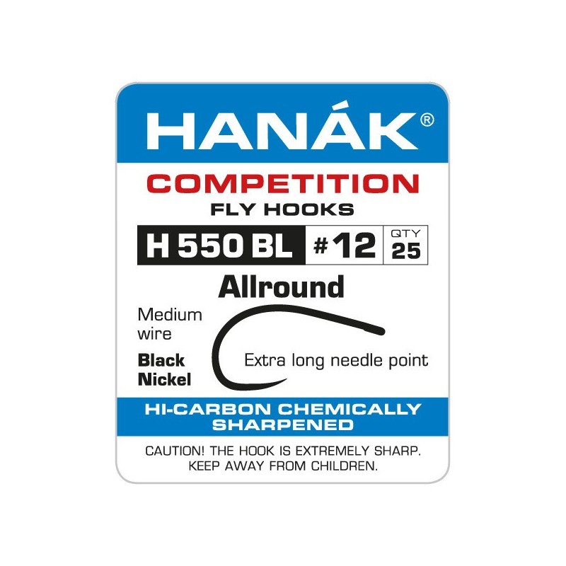 Hameçons sans ardillon Hanak H 550 BL-