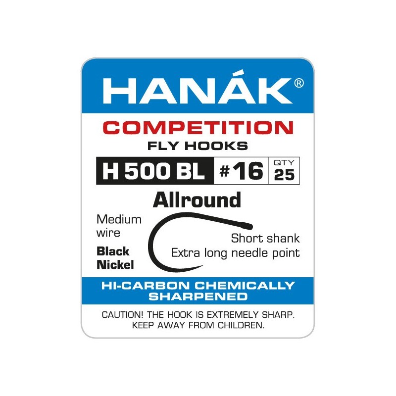 Hameçons sans ardillon Hanak H 500 BL-