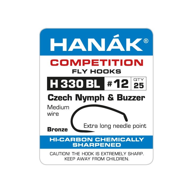 Hameçons sans ardillon Hanak H 330 BL-