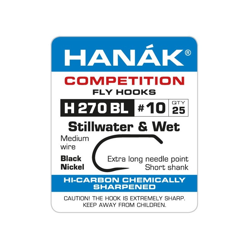Hameçons sans ardillon Hanak H 270 BL-
