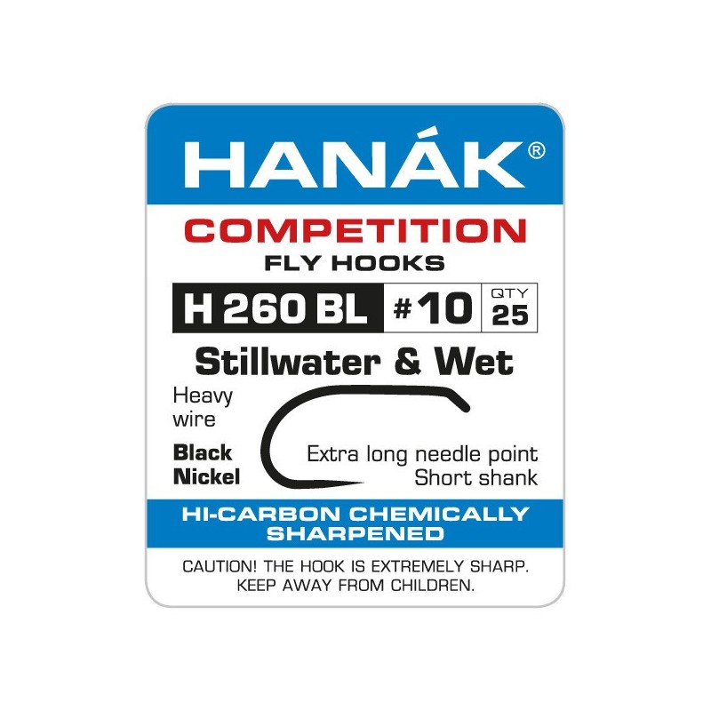 Hameçons sans ardillon Hanak H 260 BL-