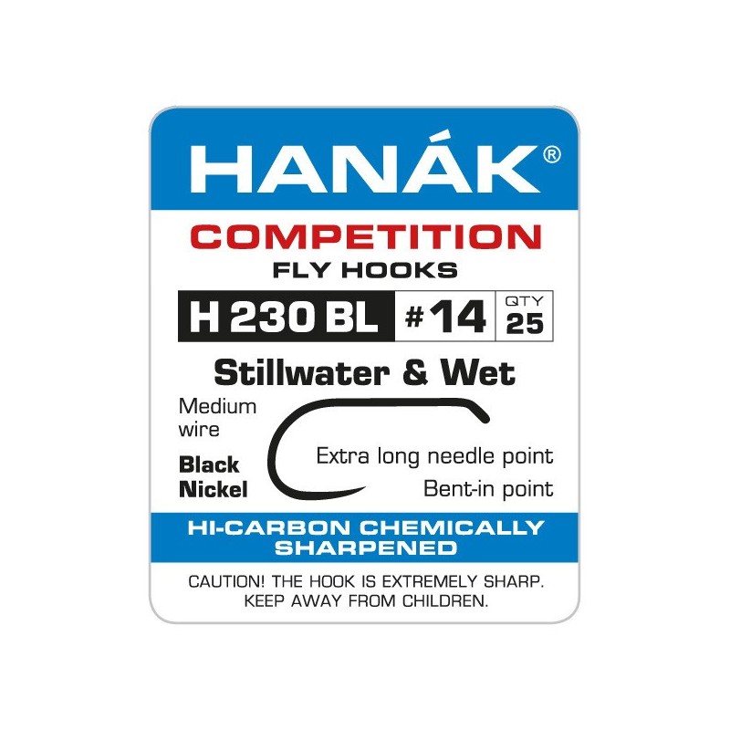 Hameçons sans ardillon Hanak H 230 BL-