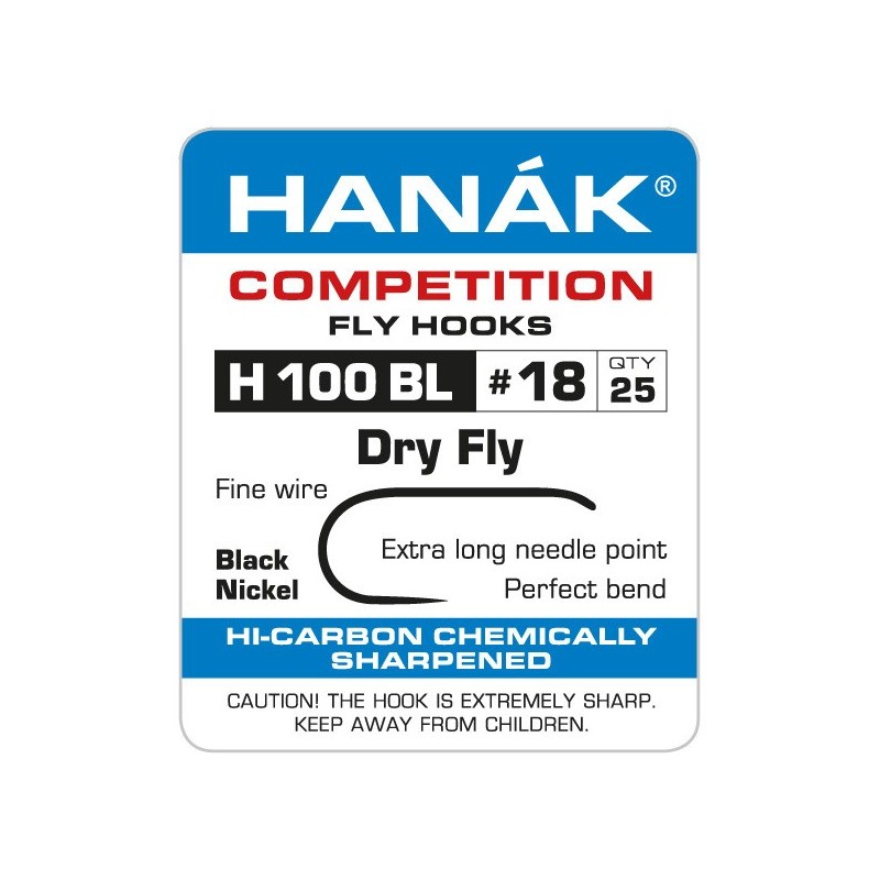 Hameçons sans ardillon Hanak H 100 BL-