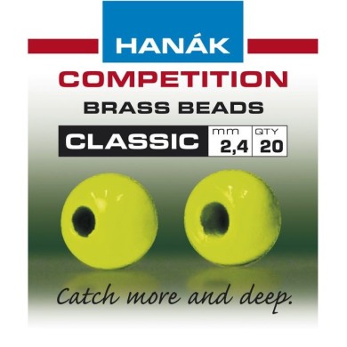 Billes laiton Hanak Classic Fluo - Chartreuse-