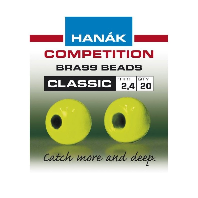 Billes laiton Hanak Classic Fluo - Chartreuse-