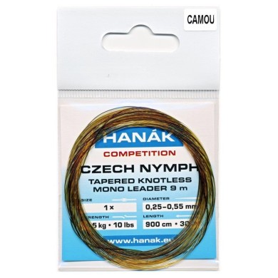 Bas de ligne Hanak Czech Nymph monofilament 9 m-