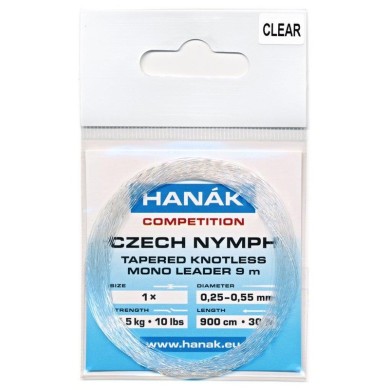 Bas de ligne Hanak Czech Nymph monofilament 9 m-