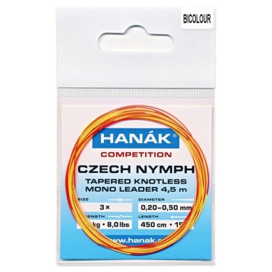 Bas de ligne Hanak Czech Nymph monofilament 4,5 m-