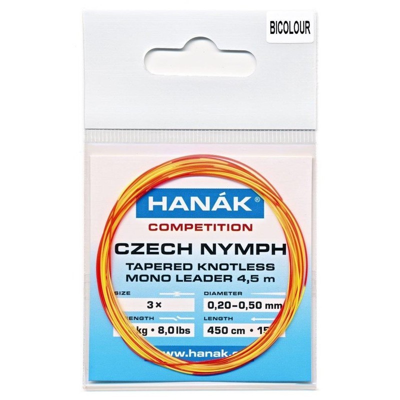 Bas de ligne Hanak Czech Nymph monofilament 4,5 m-