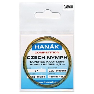 Bas de ligne Hanak Czech Nymph monofilament 4,5 m-