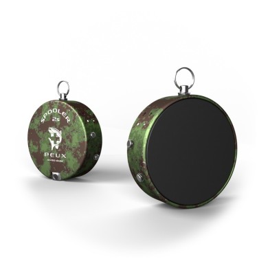 2 bobines - Camo militaire - Brun/vert