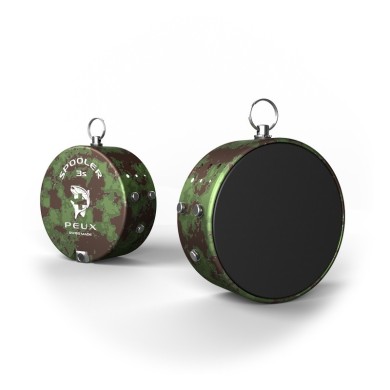 3 bobines - Camo militaire - Brun/vert