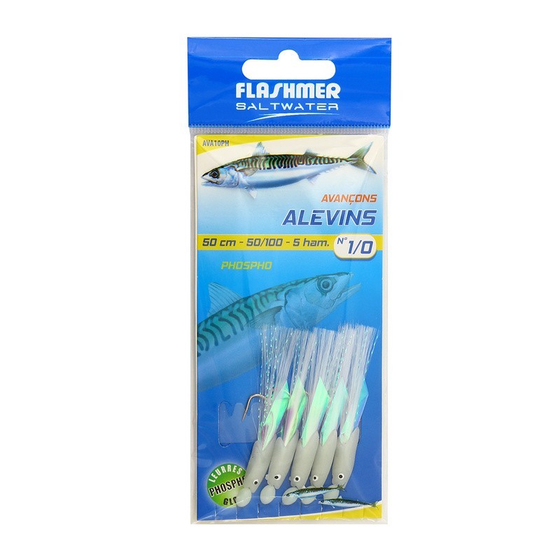 Flashmer Avançons Alevins 1/0 – lot de 5-
