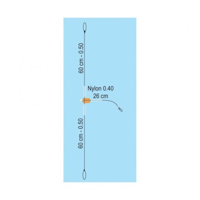 Flashmer Bas de Ligne Potence Rotative 1 Turlutte-