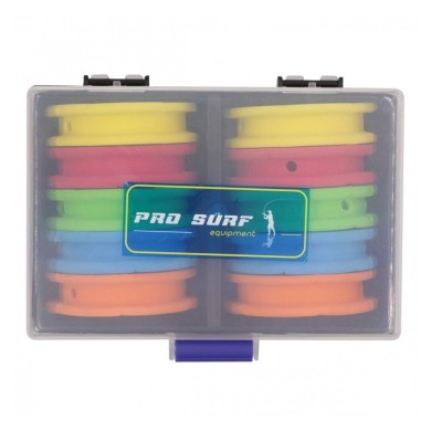 Flashmer Boite X10 Plioirs Rond en Mousse - Ø 65 X 18 mm - Coloris Assortis-