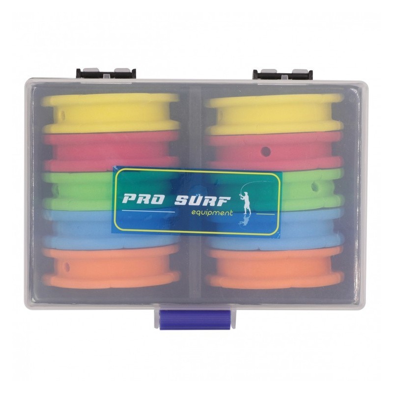 Flashmer Boite X10 Plioirs Rond en Mousse - Ø 65 X 18 mm - Coloris Assortis-