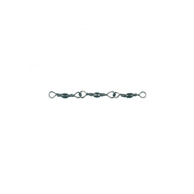 Flashmer Chaine de 3 Émerillons Bronzés - X6-