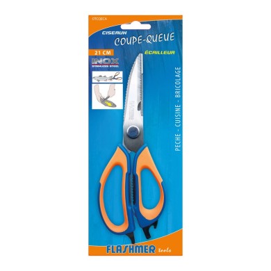 Flashmer Ciseaux Coupe-Queue Écailleur – lames démontables-