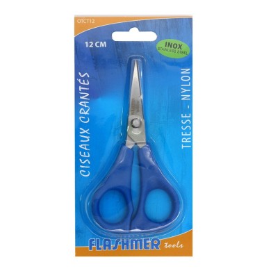 Flashmer Ciseaux Crantés A Tresse 12 cm Inox-