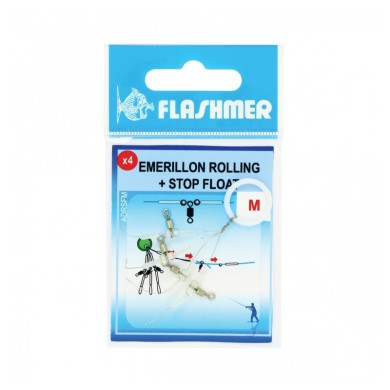 Flashmer Emerillon Rolling + Stop Float - X4-