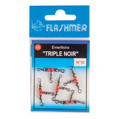 Flashmer Emerillon Triple Noir - X5-
