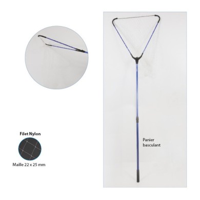 Flashmer Epuisette Salabre Rabattable - Aluminium-