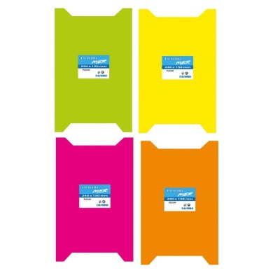 Flashmer Pack X4 Plioirs Mousse Mer - 240 X 150 X 25 mm - Coloris Assortis-