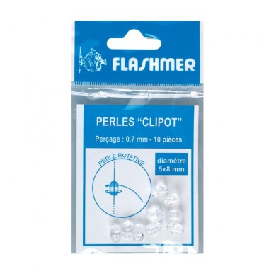Flashmer Perle Clipot - Transparente - X10-