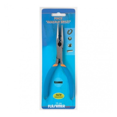 Flashmer Pince A Anneaux Brises - 15 cm Inox-