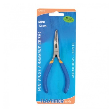 Flashmer Pince A Anneaux Brises Mini - 12 cm Inox-