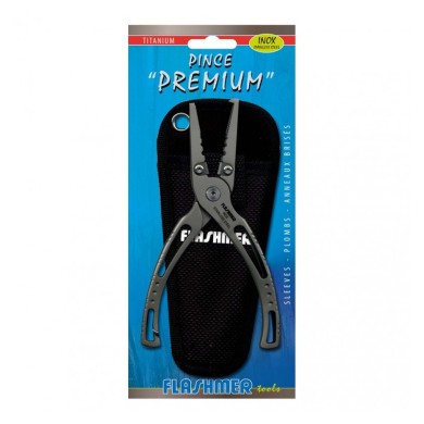 Flashmer Pince Premium – inox à revêtement titane-