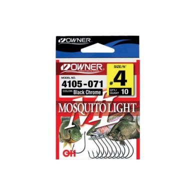 Owner 4105 Mosquito Light Black Chrome-