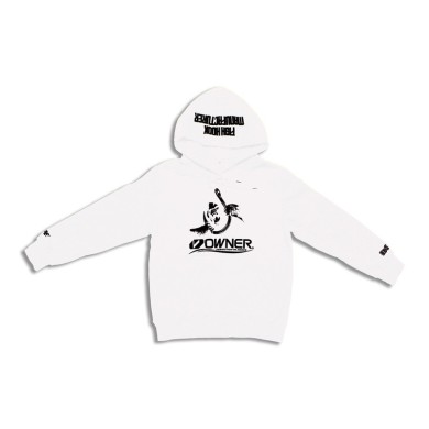 Owner Hoody Be Strong Blanc-