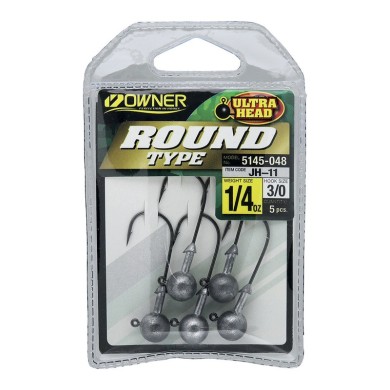 Owner Round Jig Head-