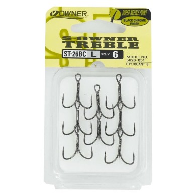 Owner St-26BC Triple Light Black Chrome-
